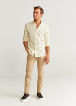 Cargar imagen en el visor de la galería, Slim Fit Printed Cotton Shirt